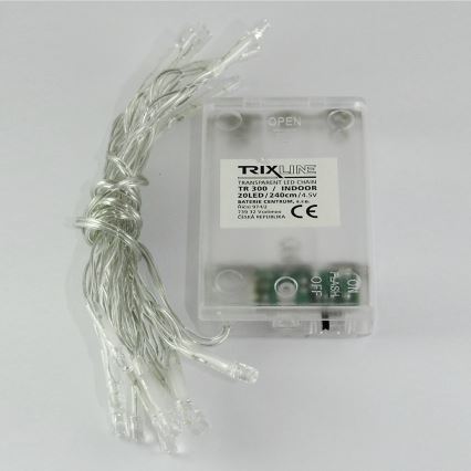 LED lanac 20xLED/2 funkcije 2,4m hladna bela