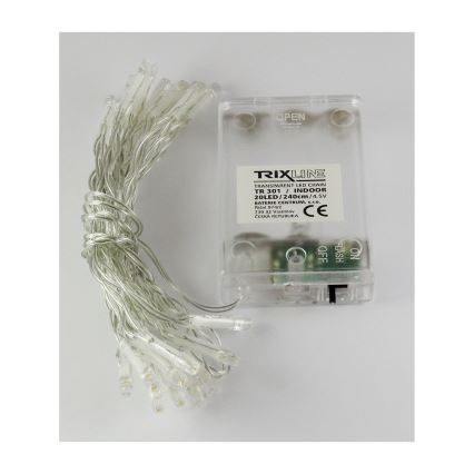 LED  lanac 20xLED/2 funkcije 2,4m topla bela