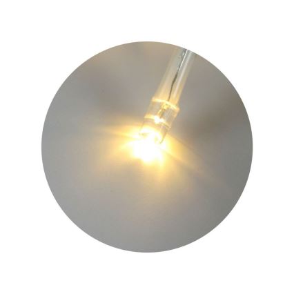 LED  lanac 20xLED/2 funkcije 2,4m topla bela