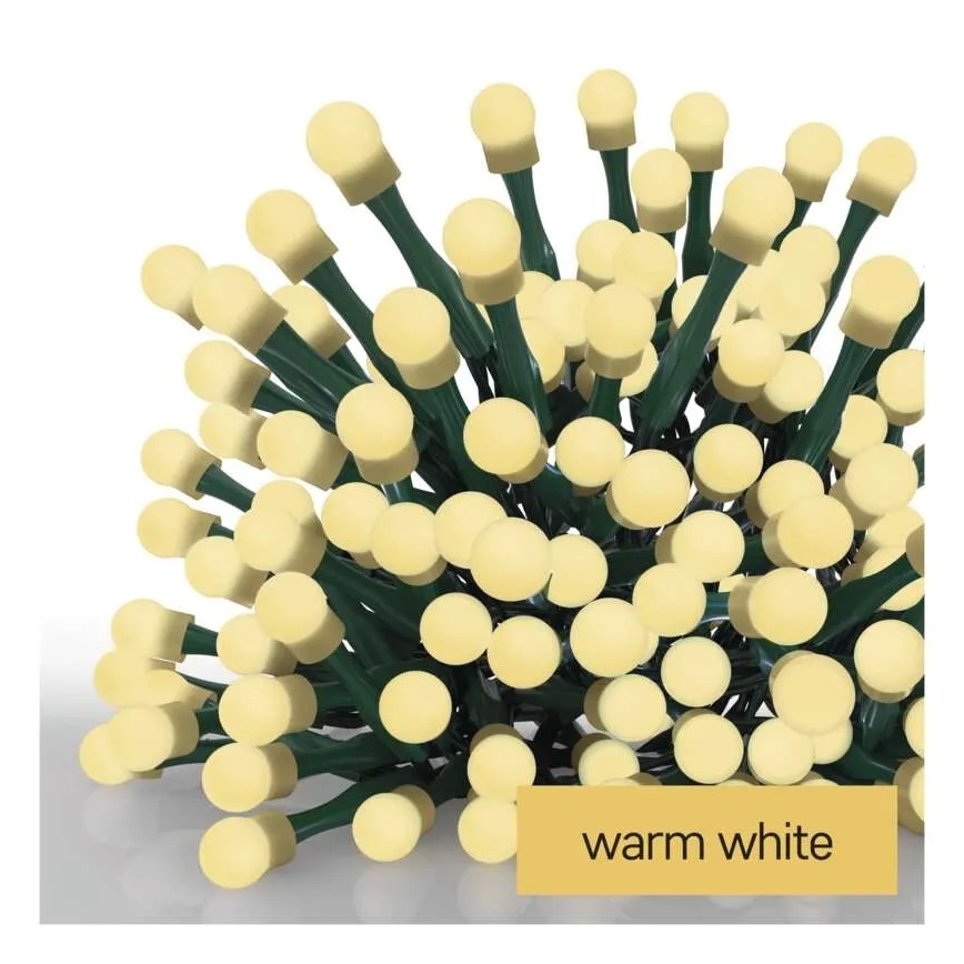 LED lanac 300xLED/230V/8 funkcija 35m IP44 topla bela