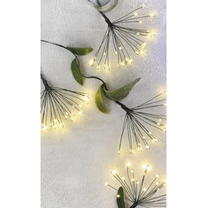 LED  lanac 300xLED 5,2+3 m topla bela