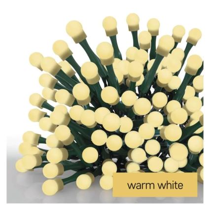 LED lanac 480xLED/8 funkcija 53m IP44 topla bela