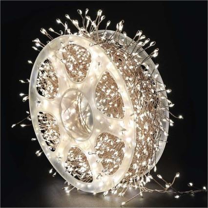 LED lanac za spoljašnju upotrebu 1920xLED/8 funkcija 19,2m IP44 topla bela