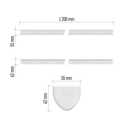 LED linijsko svetlo LED/40W/230V 4000K 120 cm