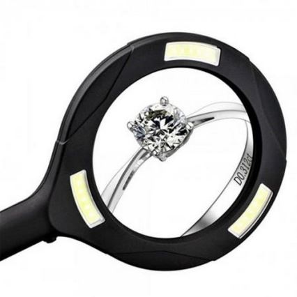 LED lupa 5× uvećanje sa LED osvetljenjem/3W/2×AA IP44