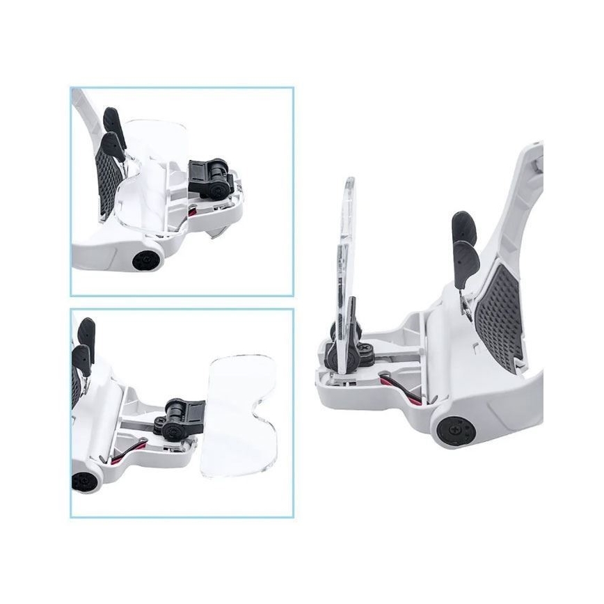 LED lupa za glavu sa osvetljenjem 2xLED/3xAAA