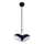 LED luster na lanku CROWD 3xLED/20W/230V crna