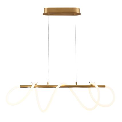 LED luster na lanku EMMA LED/38W/230V zlatna