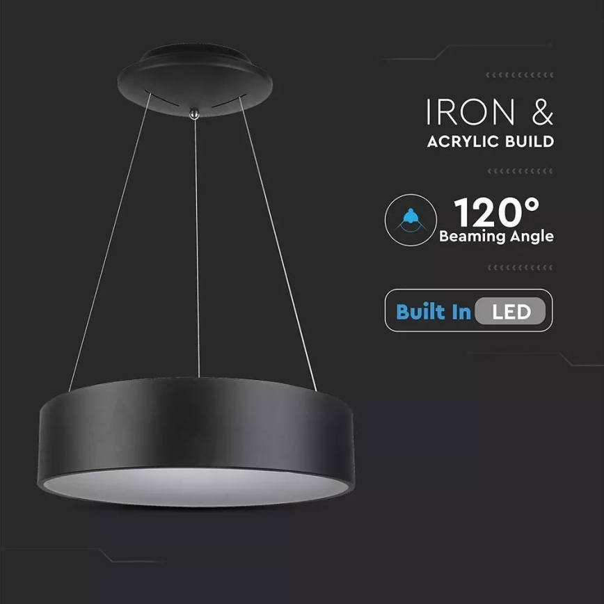 LED luster na lanku, prigušiva, LED/20W/230V