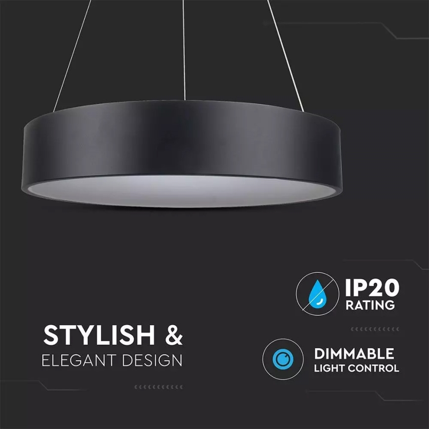 LED luster na lanku, prigušiva, LED/20W/230V