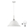 LED luster na sajli 1xE27/60W/230V bela/prozirna
