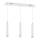 LED luster na sajli ALBA 3xLED/15W/230V, bela