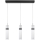 LED luster na sajli AMBIENTE 3xLED/6W/230V 3000/4000/6000K crna
