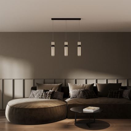 LED luster na sajli AMBIENTE 3xLED/6W/230V 3000/4000/6000K sjajni hrom