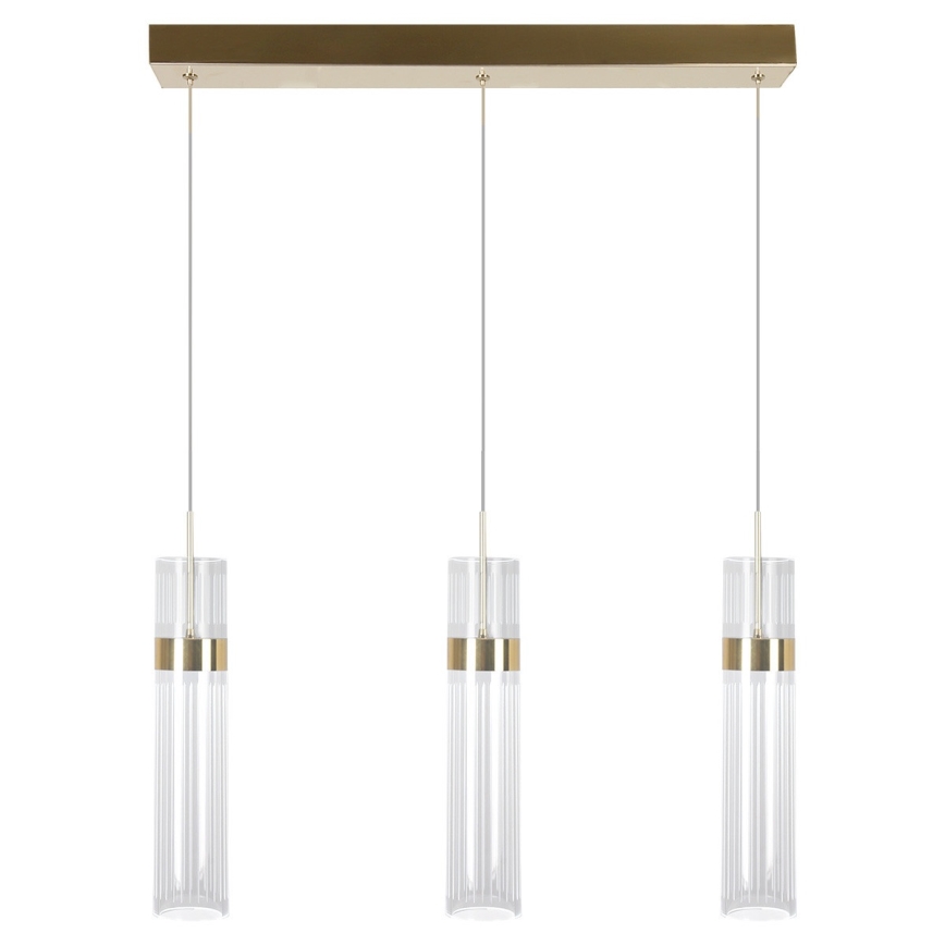 LED luster na sajli AMBIENTE 3xLED/6W/230V 3000/4000/6000K zlatna