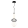 LED luster na sajli ARAME LED/23W/230V prečnik 22 cm crna
