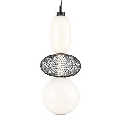 LED luster na sajli ARAME LED/23W/230V prečnik 22 cm crna