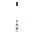 LED luster na sajli ARTE LED/12W/230V, prečnik 13 cm, crna