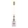 LED luster na sajli ARTE LED/12W/230V, prečnika 13 cm, mesing