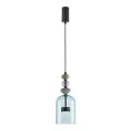 LED luster na sajli ARTE LED/12W/230V, prečnika 16 cm, crne boje