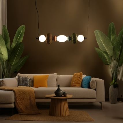 LED luster na sajli ASCOLI LED/24W/230V višebojan