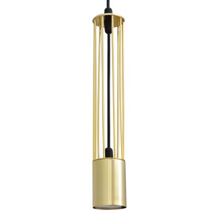 LED luster na sajli BARS 3xGU10/4,8W/230V zlatna/crna