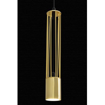 LED luster na sajli BARS 3xGU10/4,8W/230V zlatna