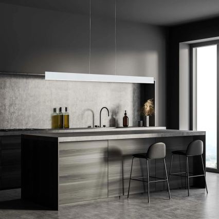 LED luster na sajli BERNADETTA LED/20W/230V 4000K bela