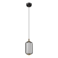 LED luster na sajli BONNIE LED/10W/230V 3000K crna