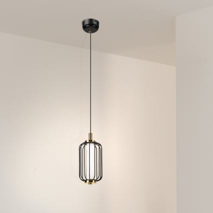 LED luster na sajli BONNIE LED/10W/230V 3000K crna