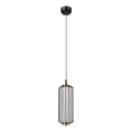 LED luster na sajli BONNIE LED/15W/230V 3000K crne boje