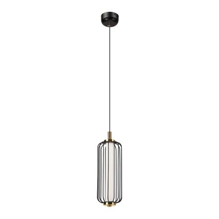 LED luster na sajli BONNIE LED/15W/230V 3000K crne boje