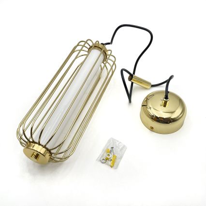 LED luster na sajli BONNIE LED/15W/230V 3000K zlatna