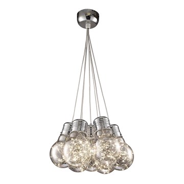 LED luster na sajli BULBS LED/30W/230V sjajni hrom