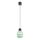 LED luster na sajli CACTUS LED/3W/230V 3000K crna/plava