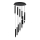LED luster na sajli CARBON 12xLED/12W/230V