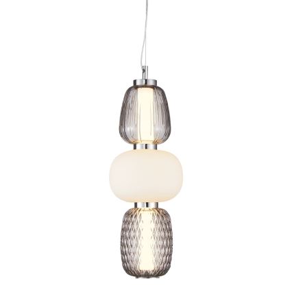 LED luster na sajli CARO LED/28W/230V, sjajni hrom