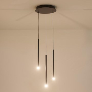 LED luster na sajli CASCADE LED/6W/230V 3000K prečnika 30 cm
