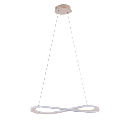 LED luster na sajli CASHMERE LED/40W/230V prečnik 59,5 cm bež