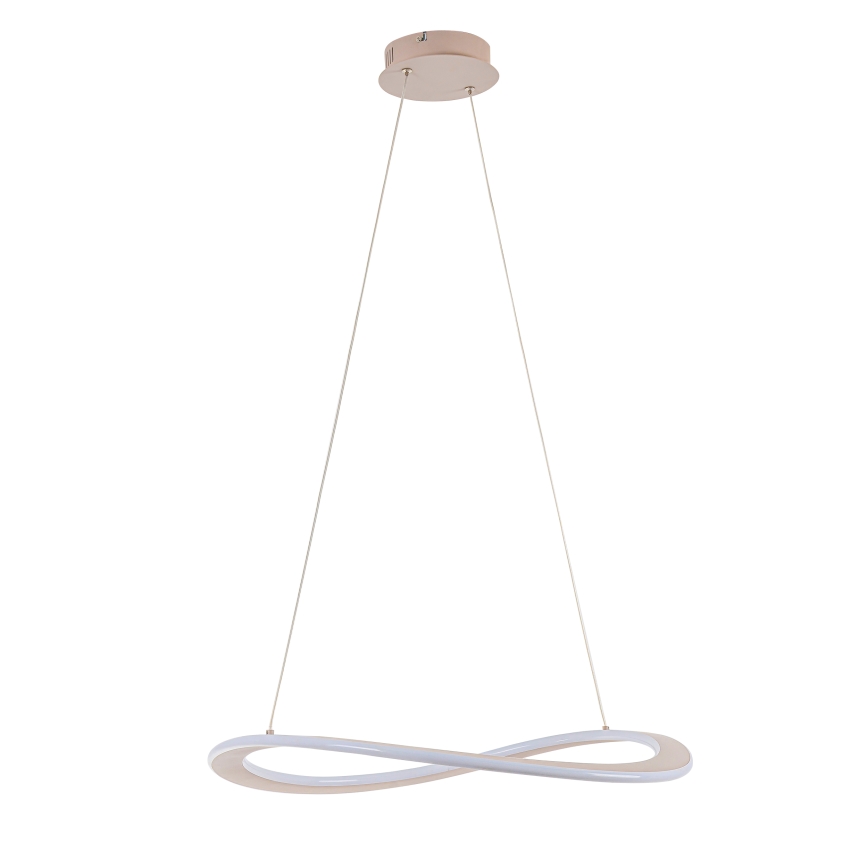 LED luster na sajli CASHMERE LED/40W/230V prečnik 59,5 cm bež