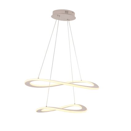 LED luster na sajli CASHMERE LED/75W/230V prečnik 59,5 bež