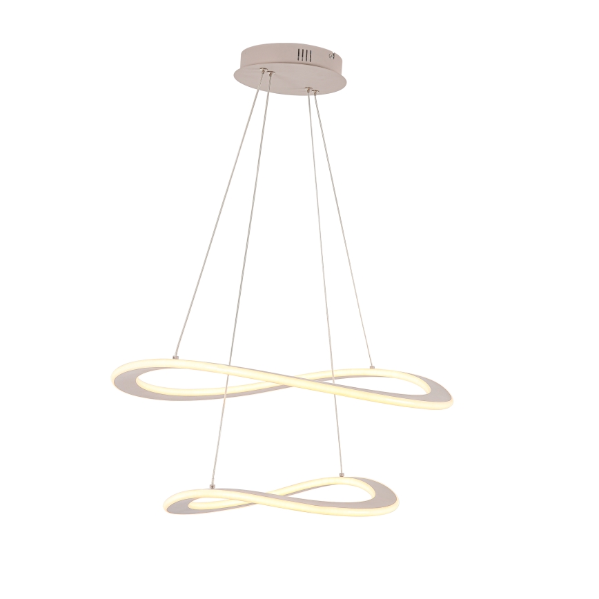 LED luster na sajli CASHMERE LED/75W/230V prečnik 59,5 bež
