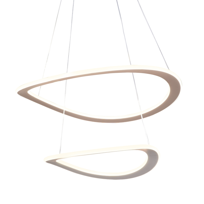 LED luster na sajli CASHMERE LED/75W/230V prečnik 59,5 bež