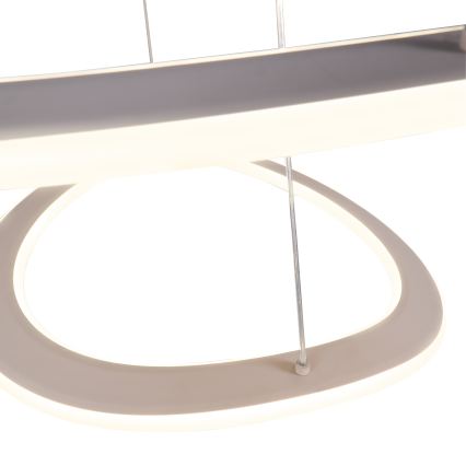 LED luster na sajli CASHMERE LED/75W/230V prečnik 59,5 bež