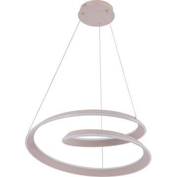 LED luster na sajli CASHMERE LED/75W/230V, prečnik 60 cm, bež
