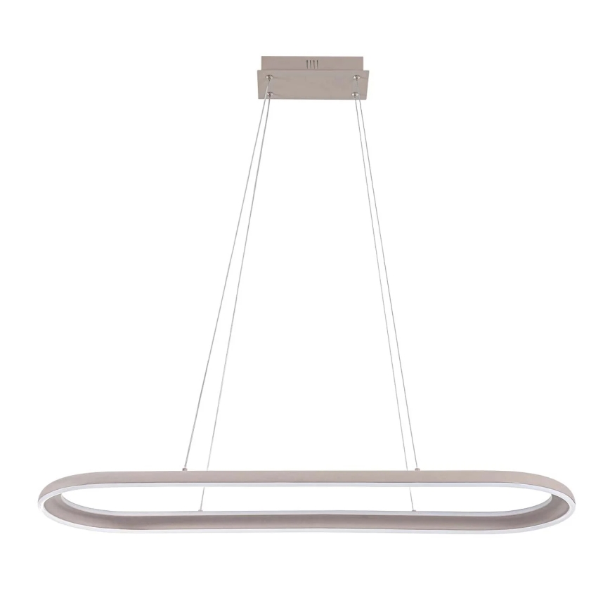 LED luster na sajli CASHMERE LED/80W/230V 30x100 cm bež