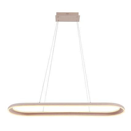 LED luster na sajli CASHMERE LED/80W/230V 30x100 cm bež