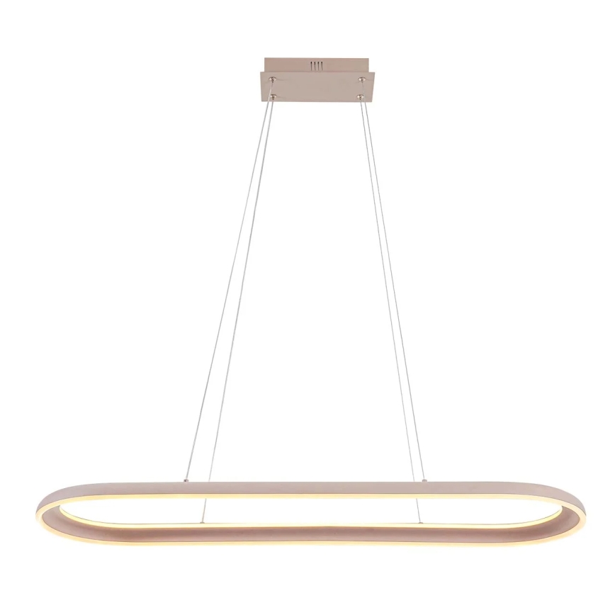 LED luster na sajli CASHMERE LED/80W/230V 30x100 cm bež