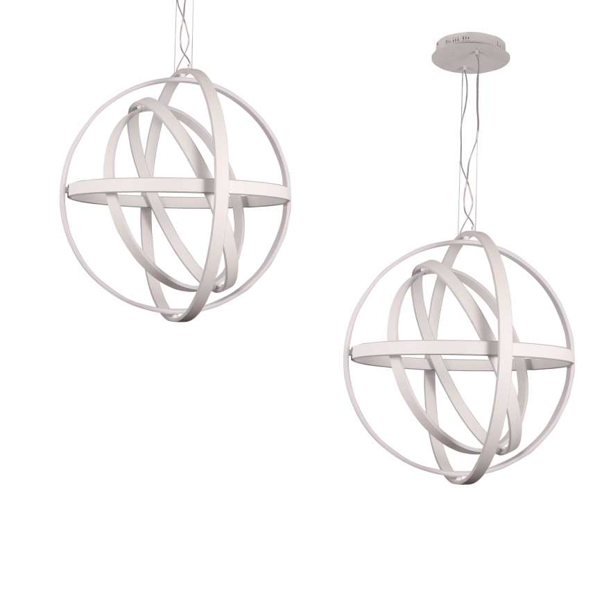 LED luster na sajli COPERNICUS LED/260W/230V bela