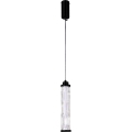 LED luster na sajli CORTE LED/10W/230V crna
